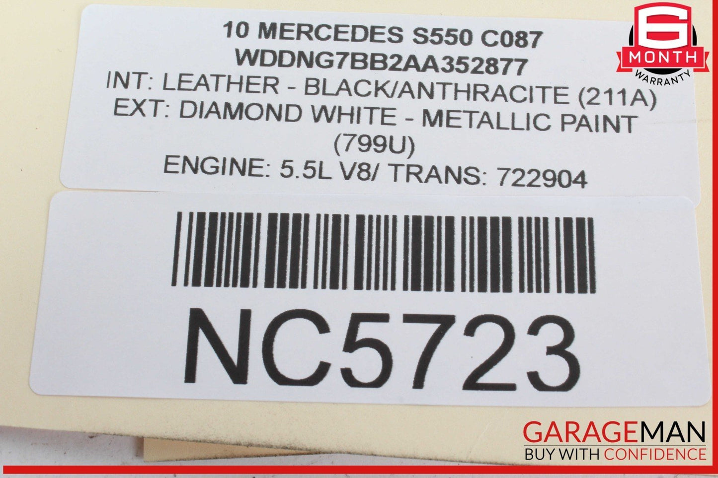 07-13 Mercedes W221 S550 S400 Cluster Control Switch 2218215451 OEM