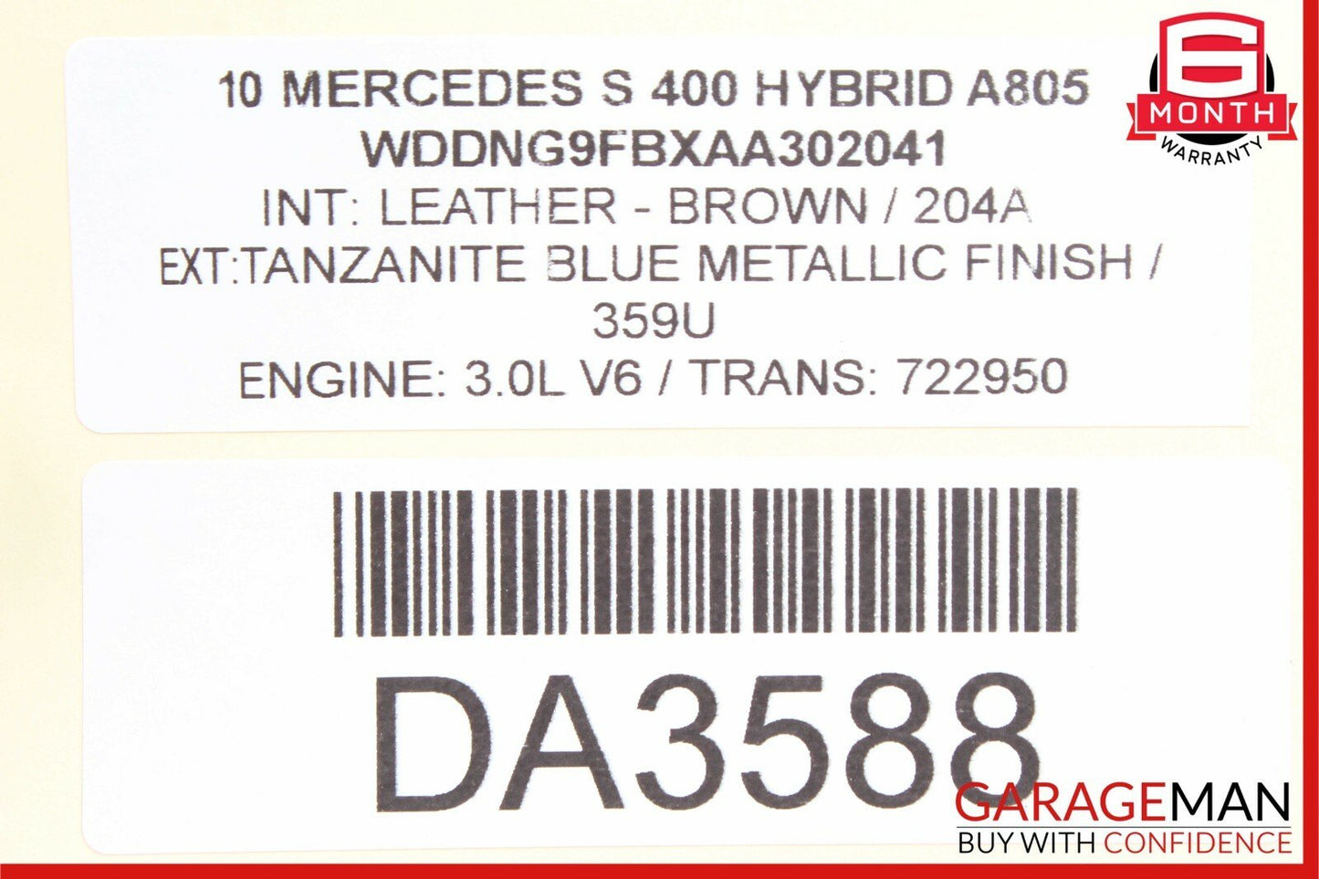 07-13 Mercedes W221 S400 S550 S65 AMG Rear Door Control Module 2218704995 OEM