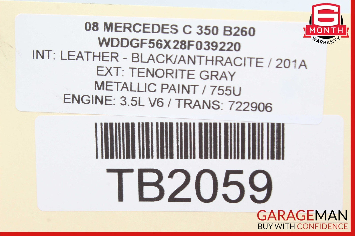 01-07 Mercedes W203 C350 C230 C32 AMG Front Right Side RWD Lower Control Arm