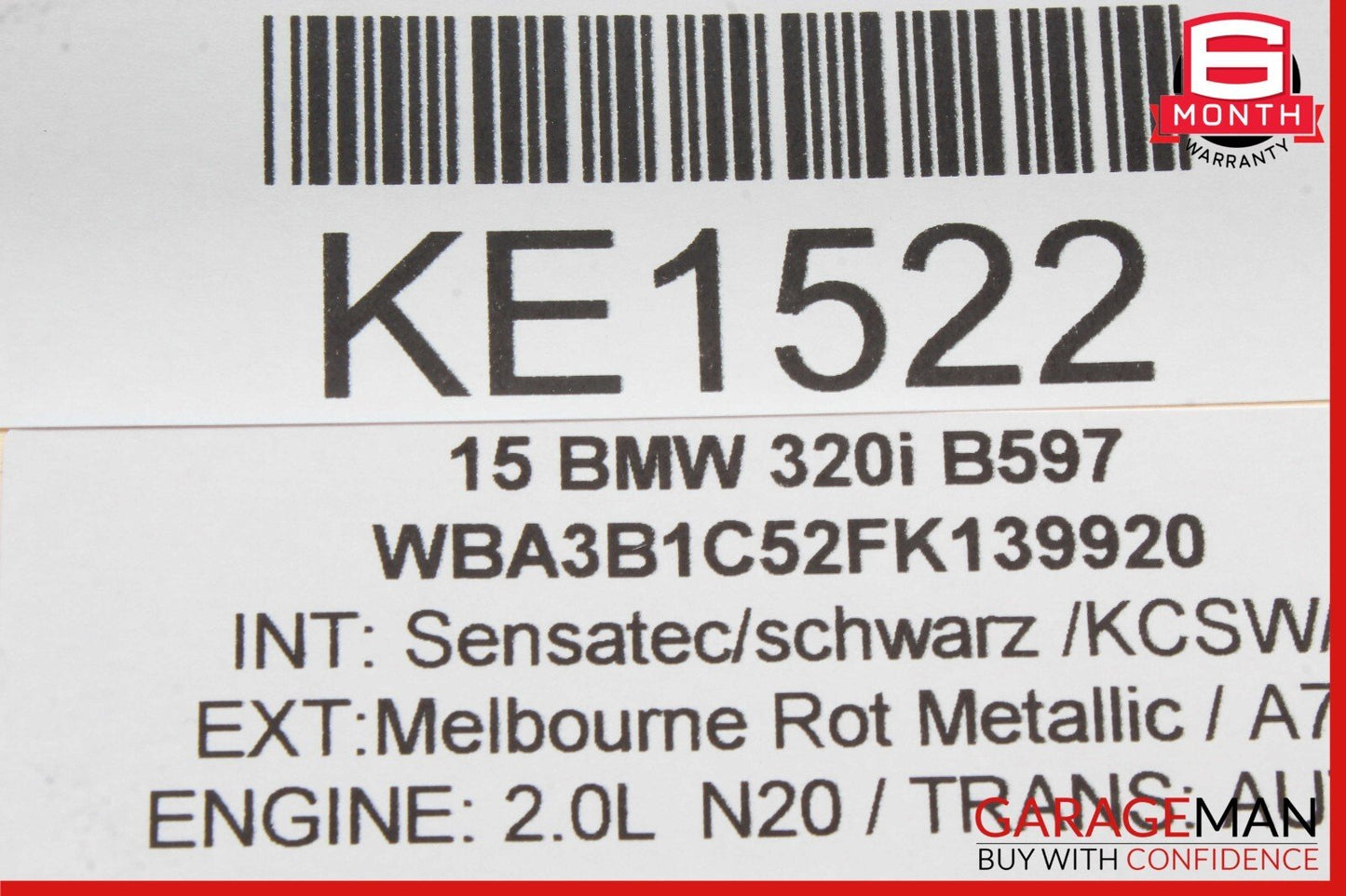12-18 BMW F30 320i 528i Front Power Distribution Junction Fuse Box Assembly OEM