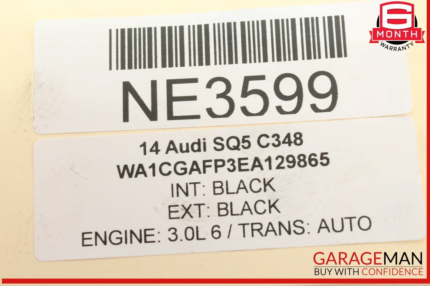 09-17 Audi SQ5 Q5 Front Right Passenger Side Lower Forward Control Arm OEM