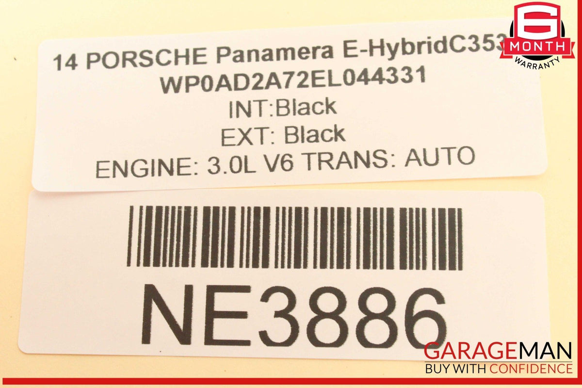 10-16 Porsche Panamera 970 E-Hybrid Center Console Arm Rest Storage Cover OEM