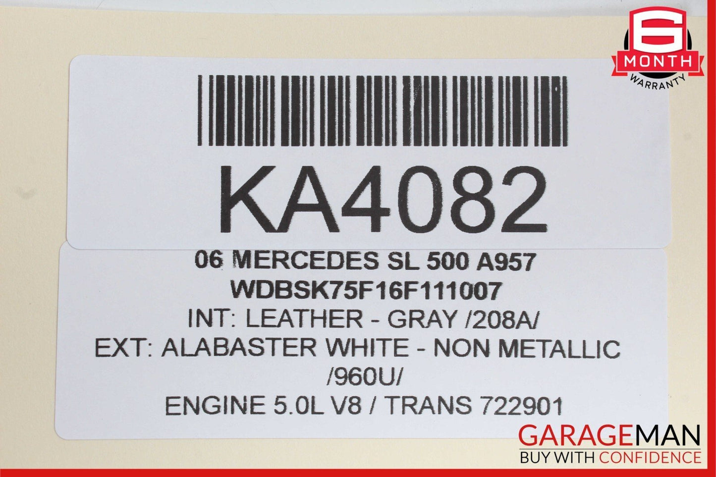 03-06 Mercedes R230 SL500 SL600 Front Left Side Exterior Door Handle Blue OEM