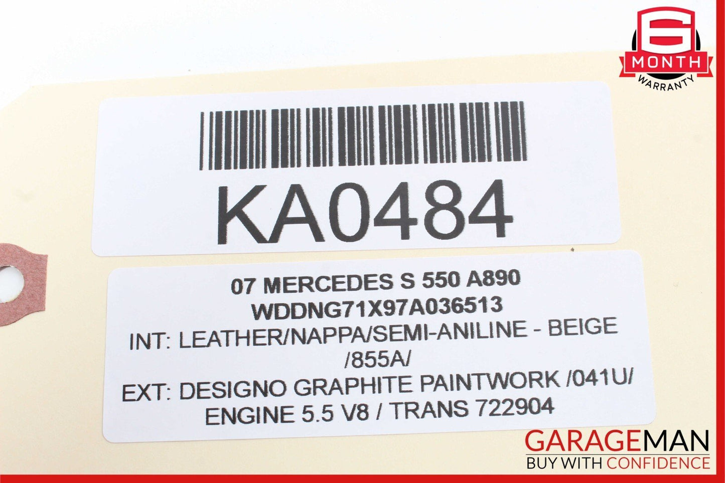 07-13 Mercedes S450 S550 CL600 Front Left Side Seat Adjust Control Memory Switch