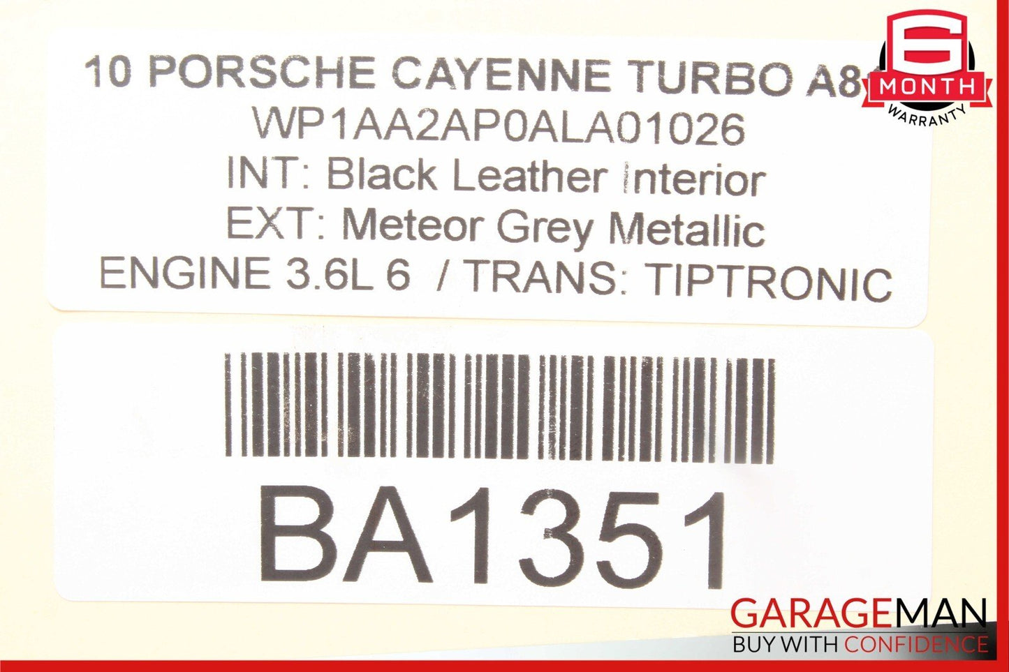 10-17 Porsche Cayenne 958 Turbo Gas Throttle Accelerator Pedal 7L0723507D OEM