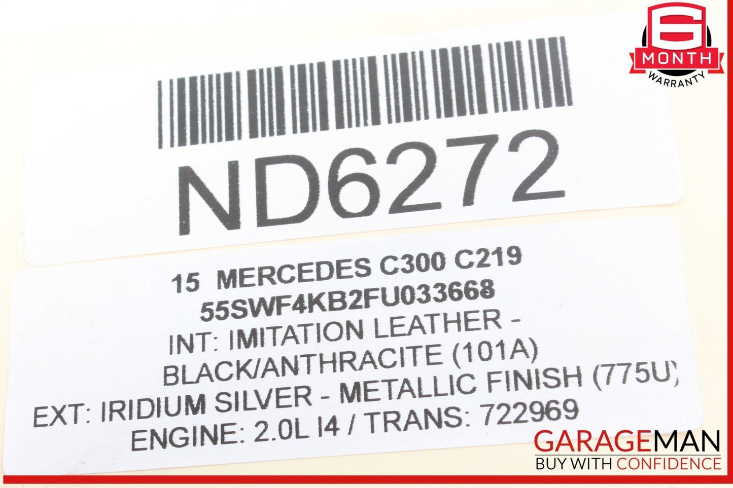 15-20 Mercedes W205 C300 SLC300 M274 Engine Vacuum Pump 2701800901 OEM