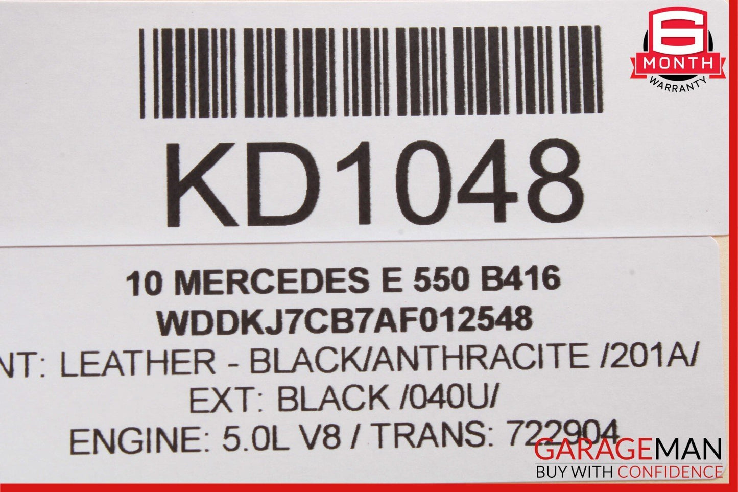 10-11 Mercedes W212 E550 E63 AMG Rear SAM Module Fuse Box Relay Assy