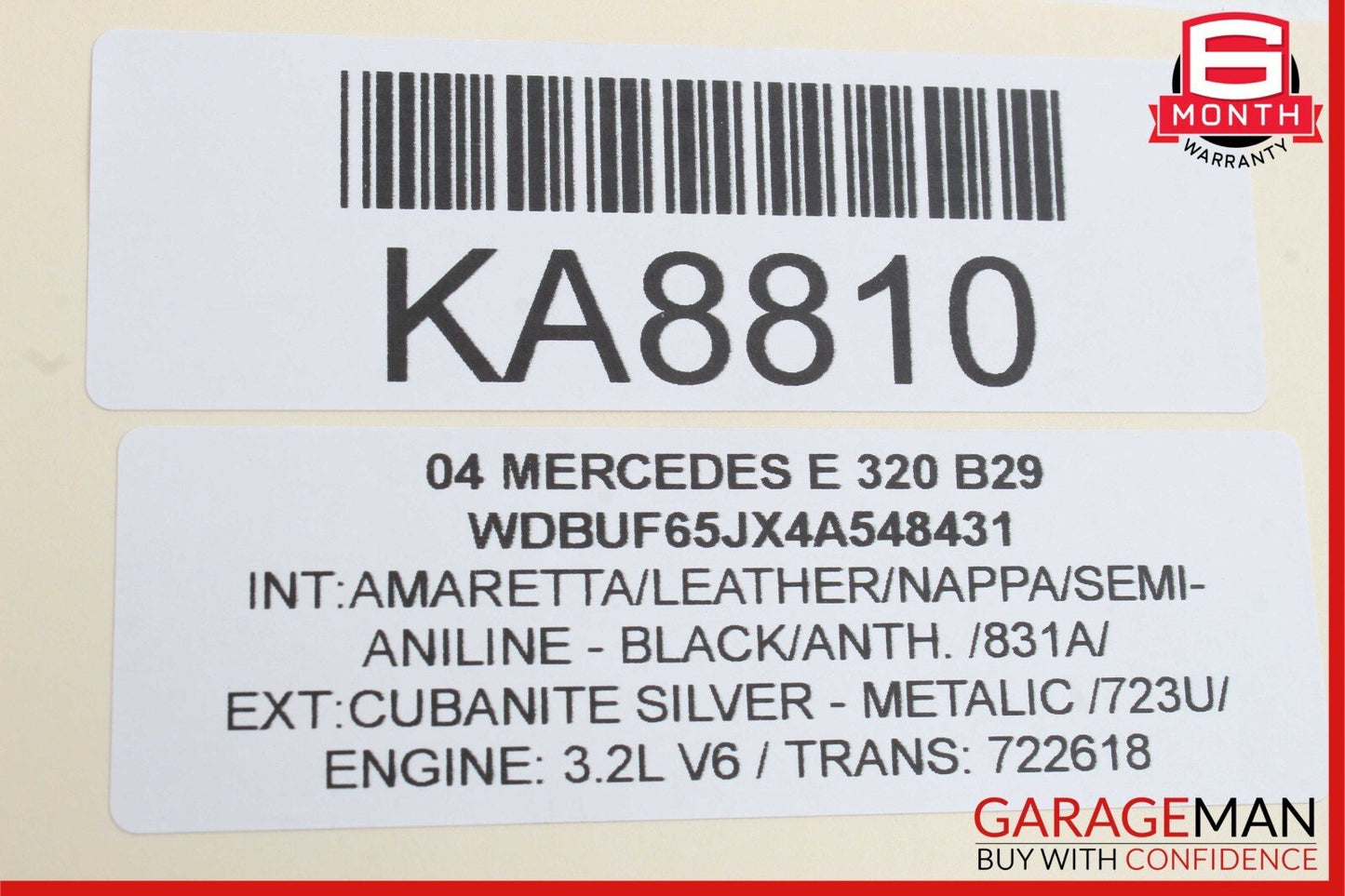 03-09 Mercedes W211 E320 E550 E63 AMG Front Right Side Door Control Module Unit