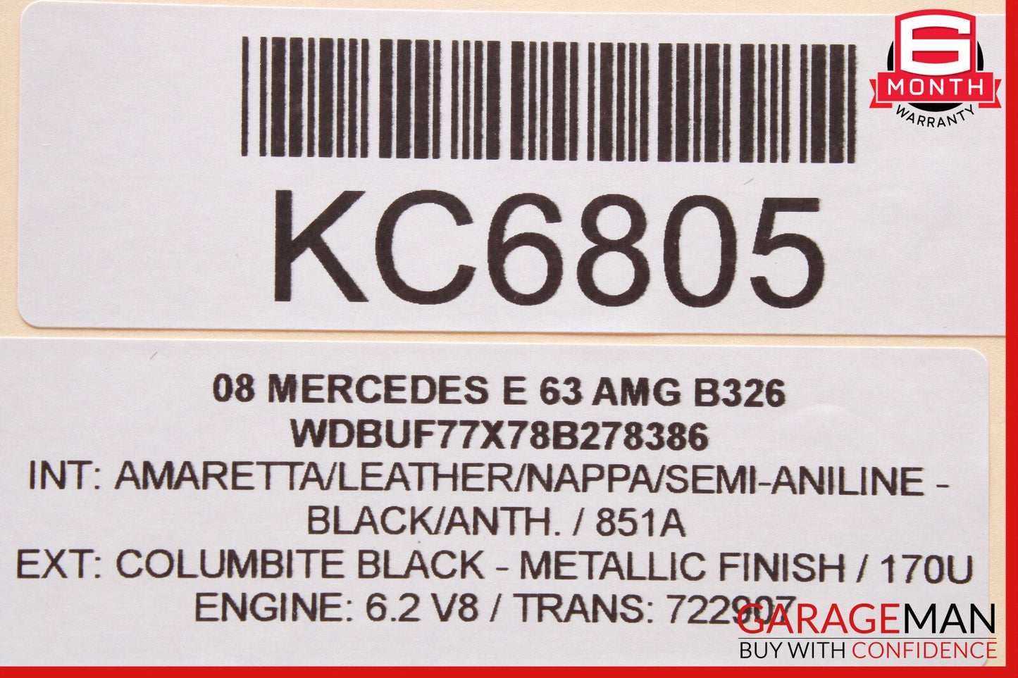 03-09 Mercedes W211 E63 AMG E350 E550 Rear Left Driver Door Control Module OEM