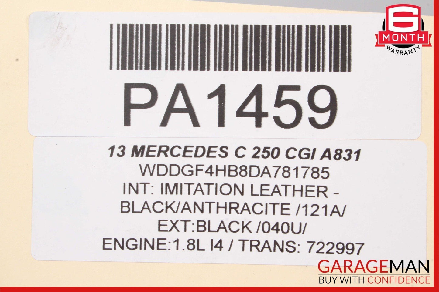 08-12 Mercedes W204 C300 4Matic Front Left & Right Brake Caliper Calipers Set
