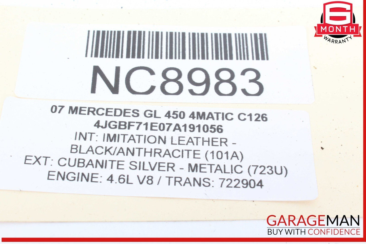 06-12 Mercedes X164 GL450 4MATIC Rear Bumper Parking Sensor Wire Harness Assy
