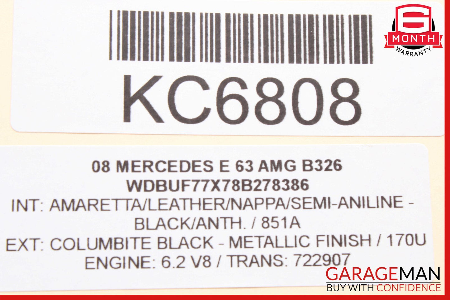 03-09 Mercedes W211 E63 E500 Front Left Driver Side Window Regulator Motor OEM