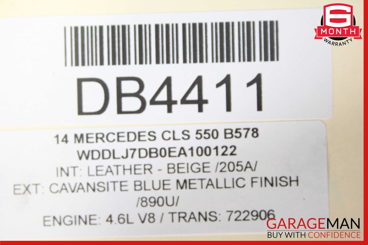 12-17 Mercedes W218 CLS550 S550 7G Tranny Automatic Transmission 722.909 OEM 89k