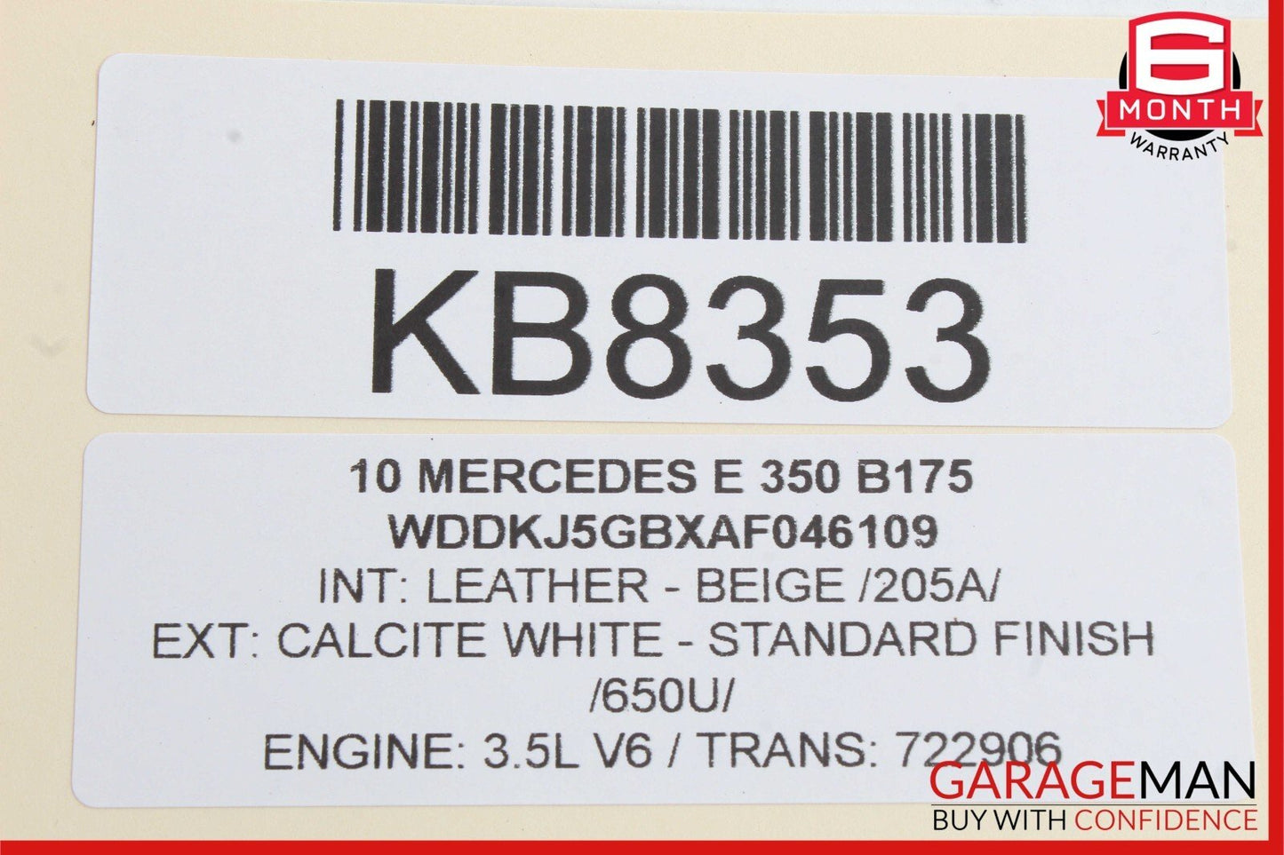 08-17 Mercedes W204 C350 C300 E350 E250 Trunk Lid Latch Lock Actuator Assembly