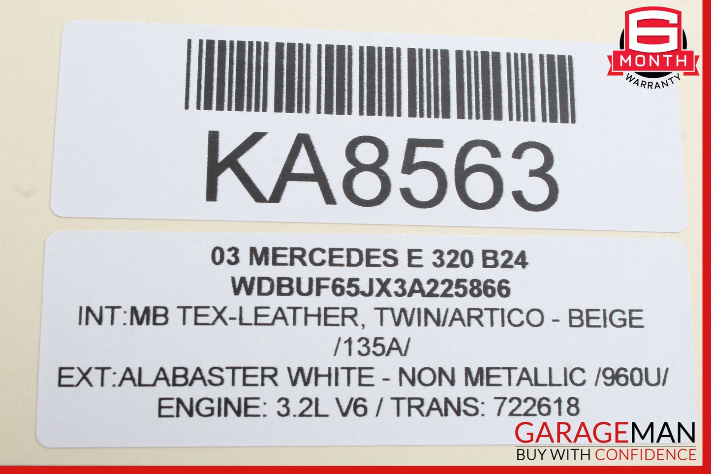 03-06 Mercedes W211 E320 E350 E500 Door Control Module Rear Left 2118201526 OEM