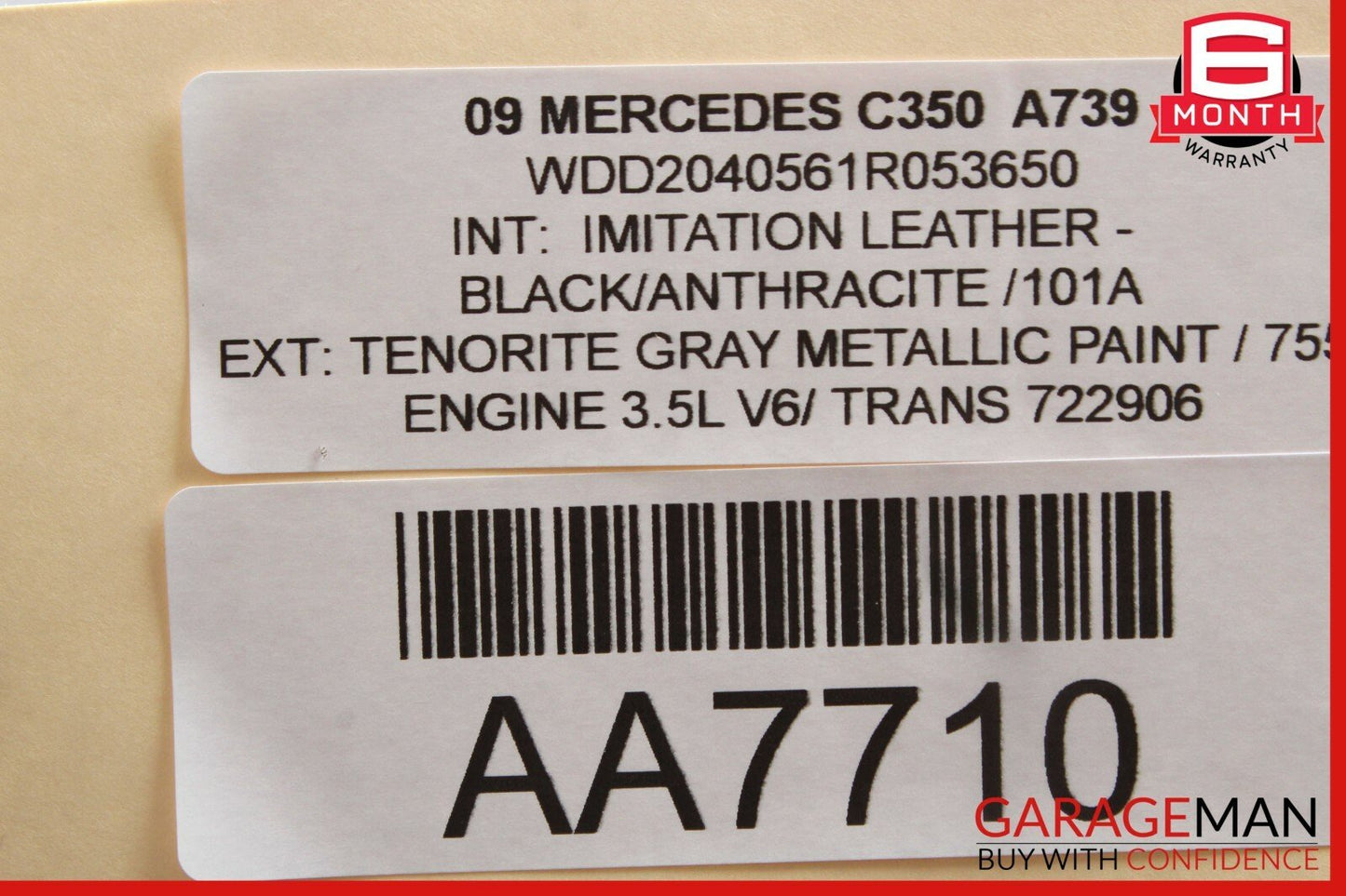 08-14 Mercedes W204 C250 C350 S600 CL550 Panoramic Sunroof Sun Roof Motor OEM