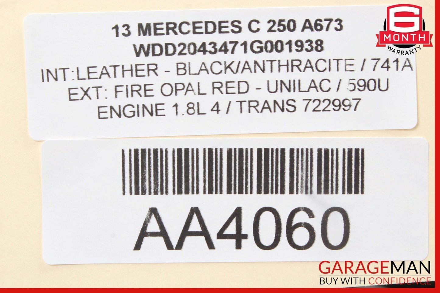 10-16 Mercedes W207 E350 SLK350 C250 Front Multipurpose Windshield Camera OEM