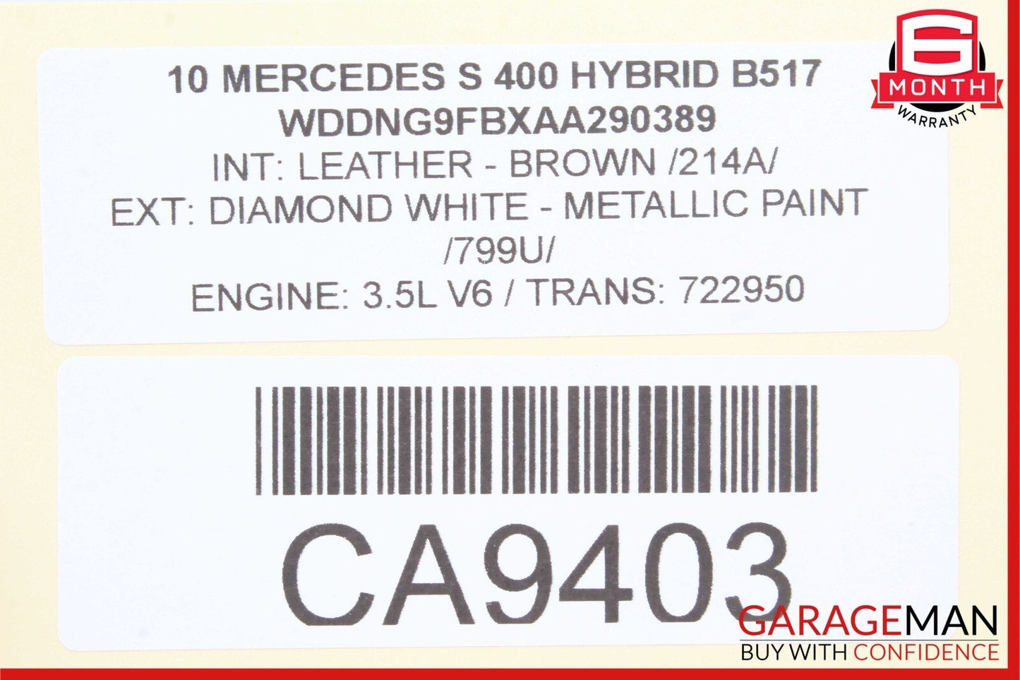 07-14 Mercedes W221 S400 S550 CL550 Front Right Side Seat Control Switch OEM