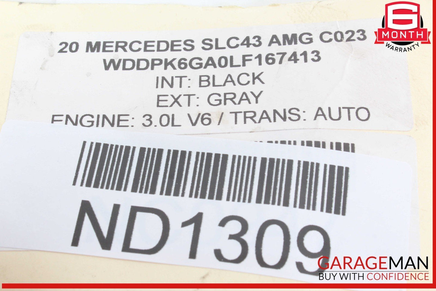 14-20 Mercedes R172 SLC43 AMG SLC300 Rear Trunk Tailgate Release Open Handle