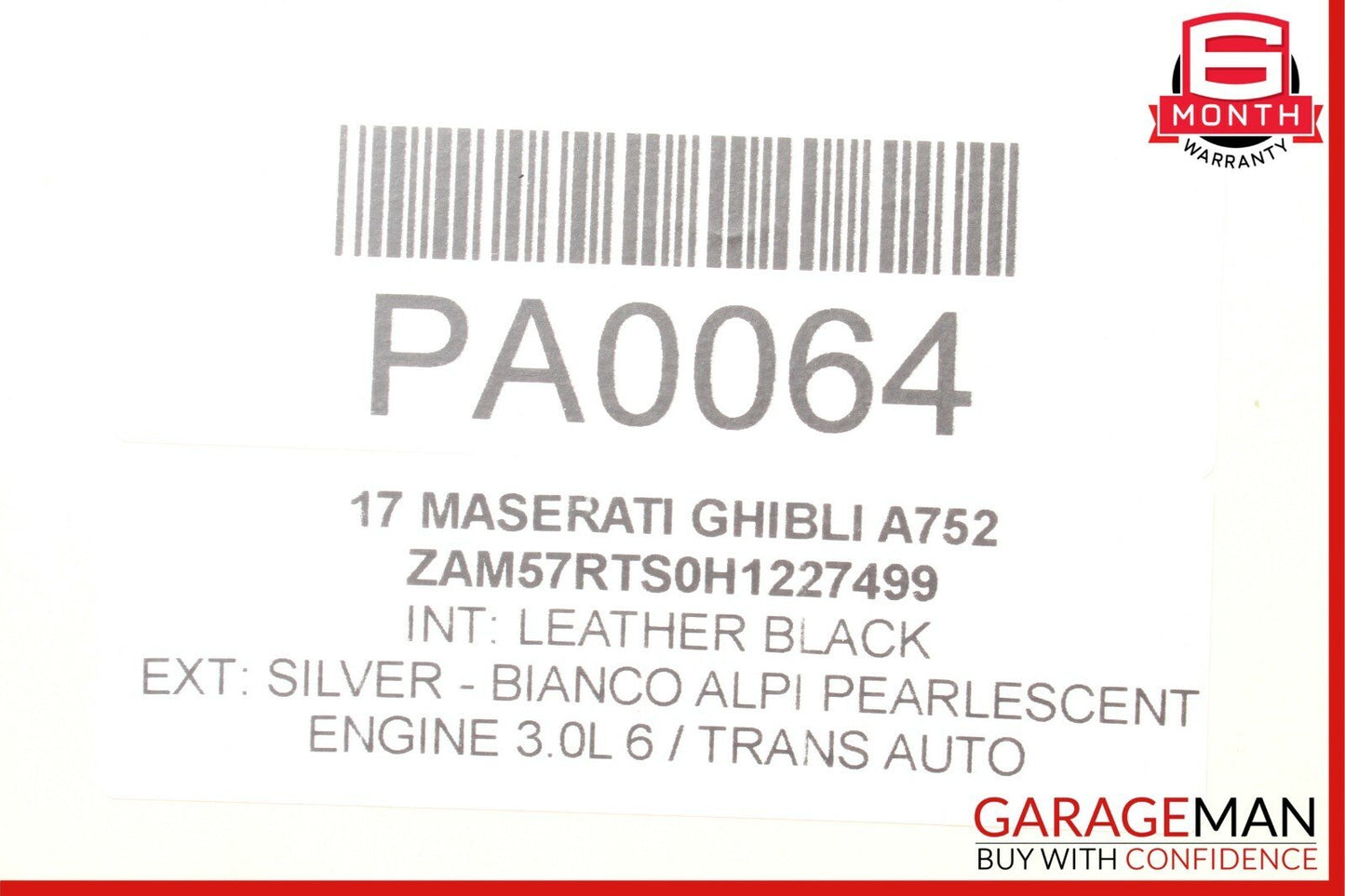 14-17 Maserati Ghibli V6 Engine Motor Cover Shield Guard Trim Panel OEM