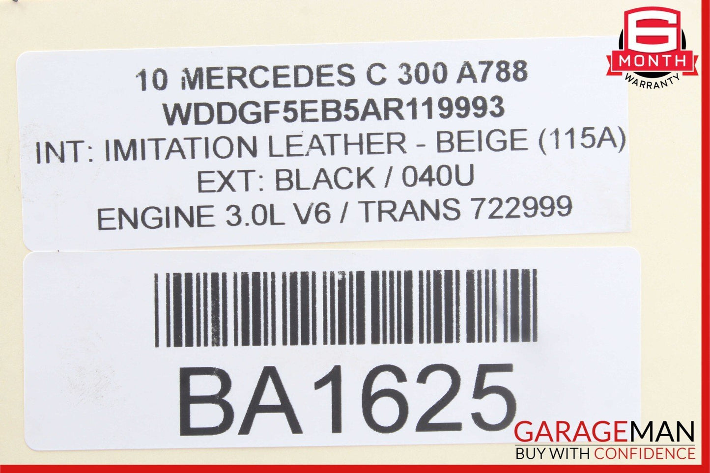 08-11 Mercedes W204 C300 Right Side Engine Intake Camshaft Cam Shaft OEM