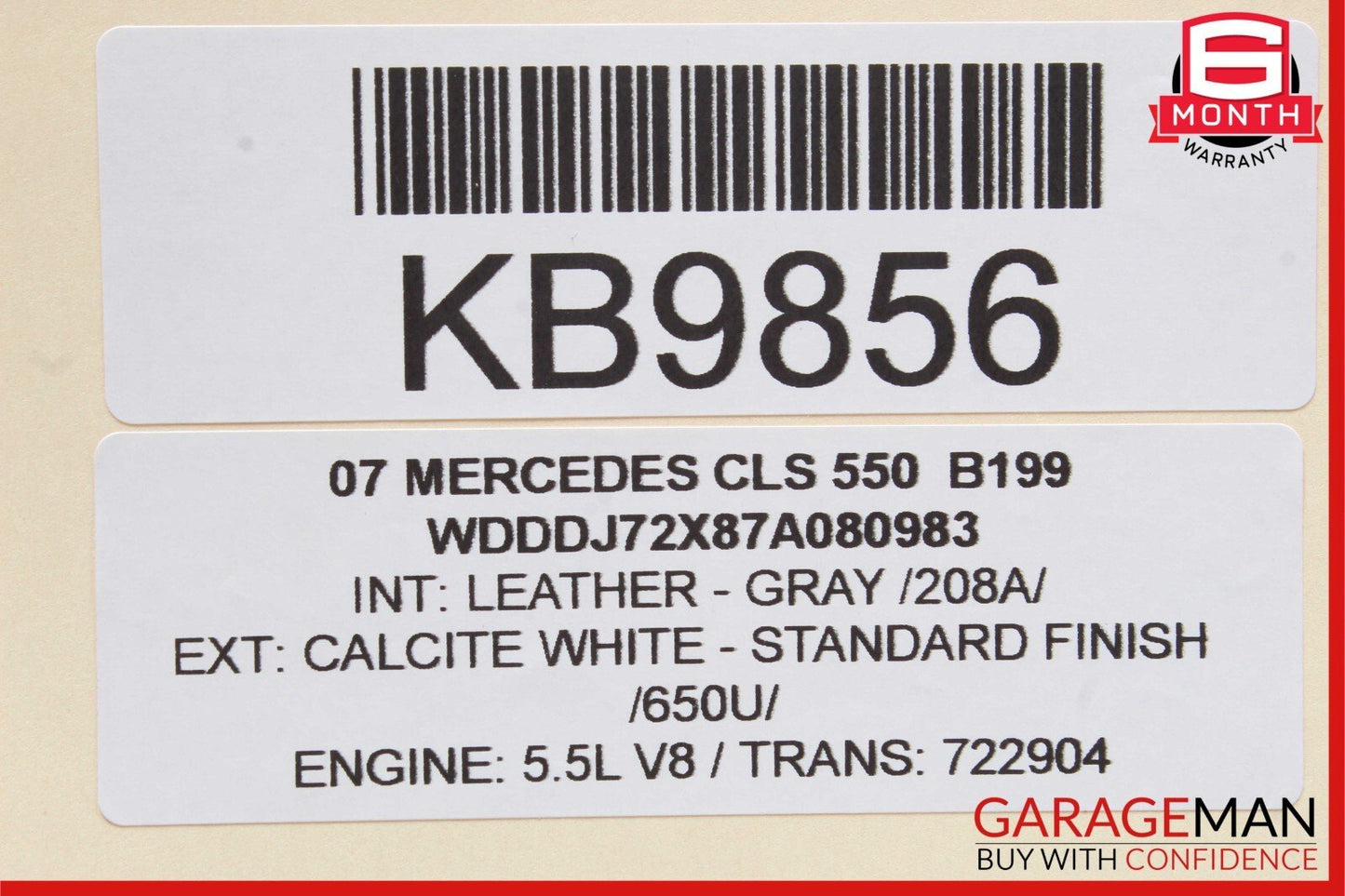 07-08 Mercedes W219 CLS550 Speedometer Odometer Instrument Cluster Gauge 180k