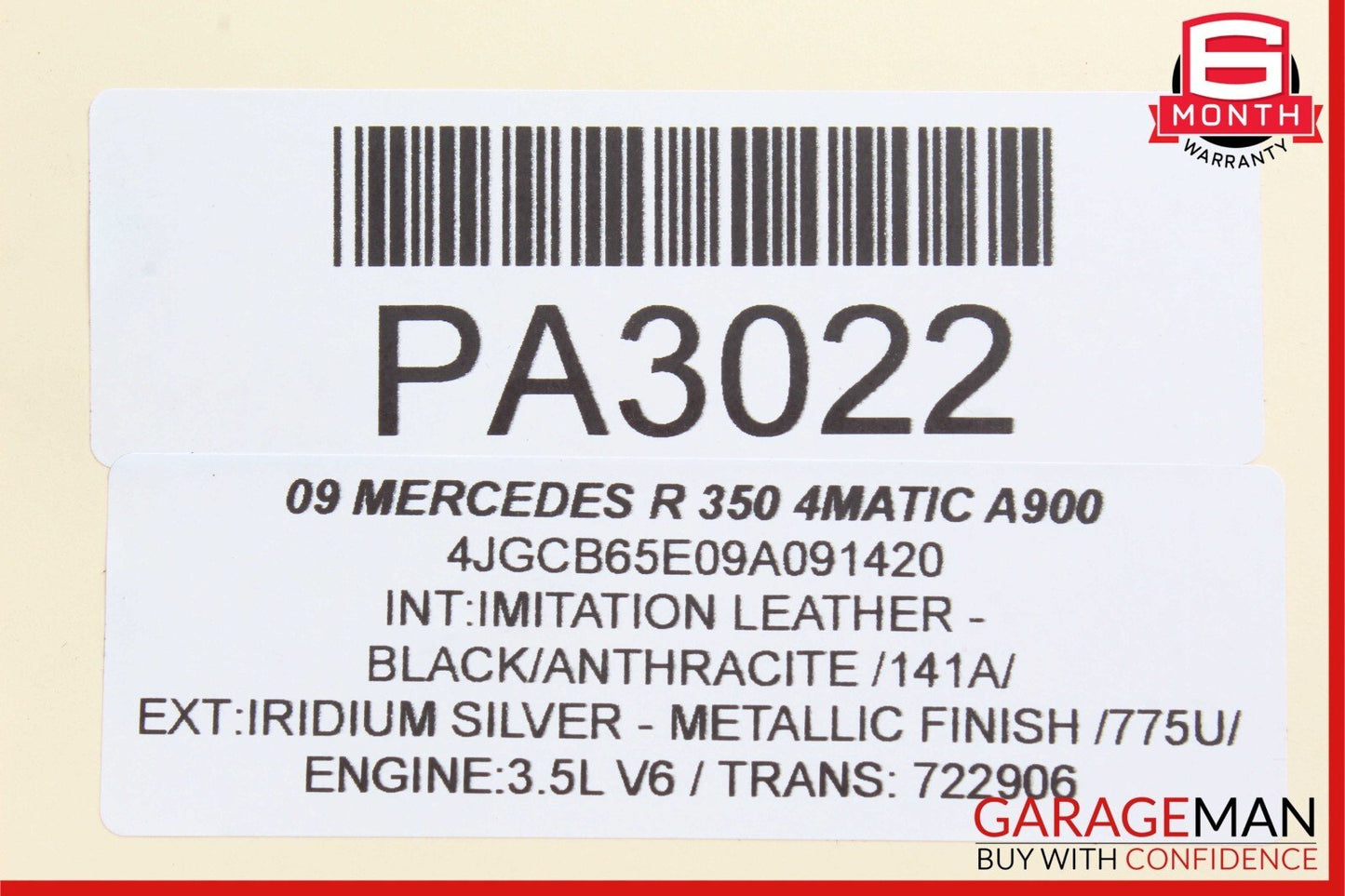 06-12 Mercedes W251 R350 ML550 Front Left Driver Exterior Door Handle Silver OEM