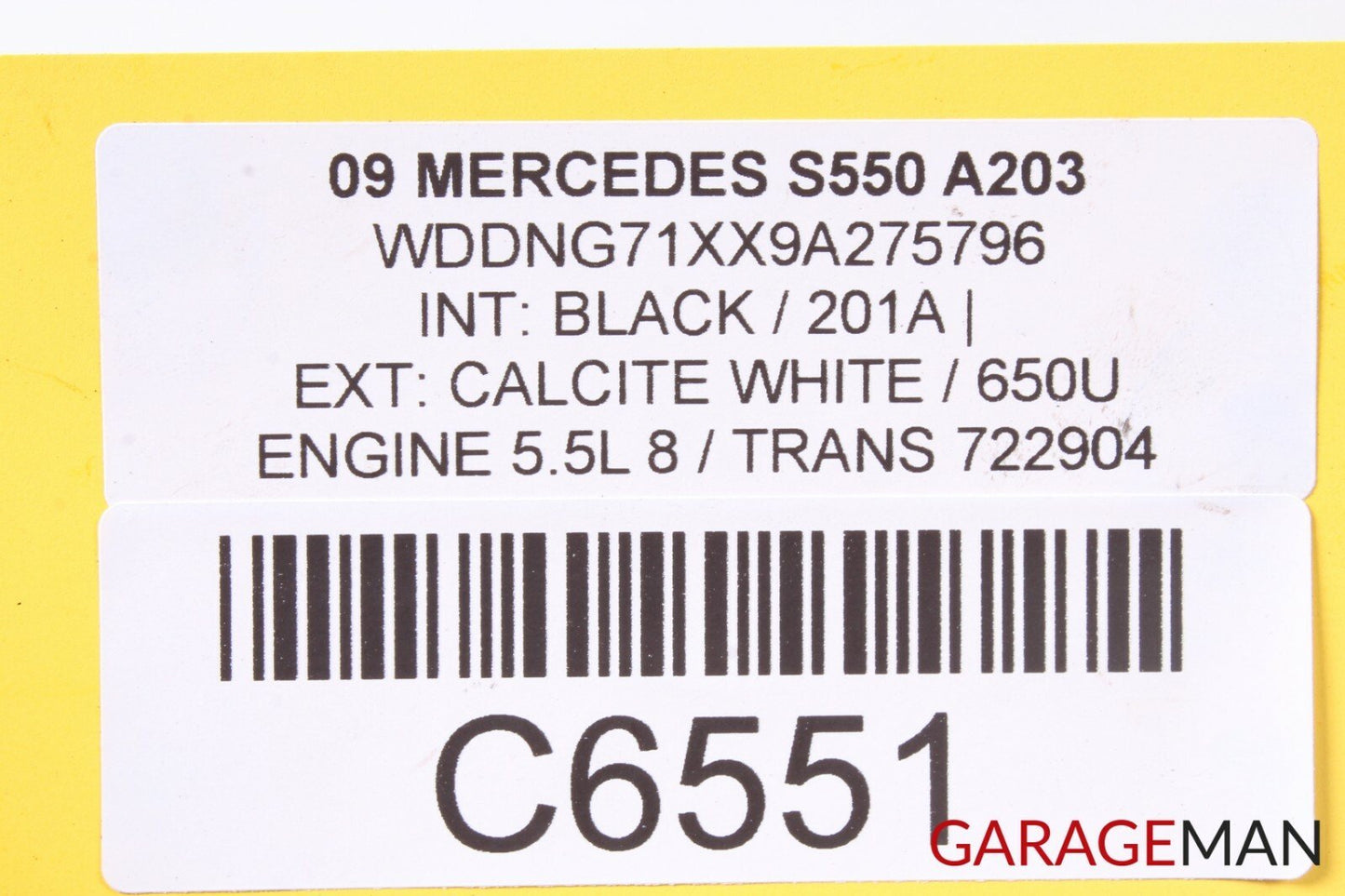 07-09 Mercedes W221 S550 Left Side Engine Cylinder Head Assembly 2730162801 OEM