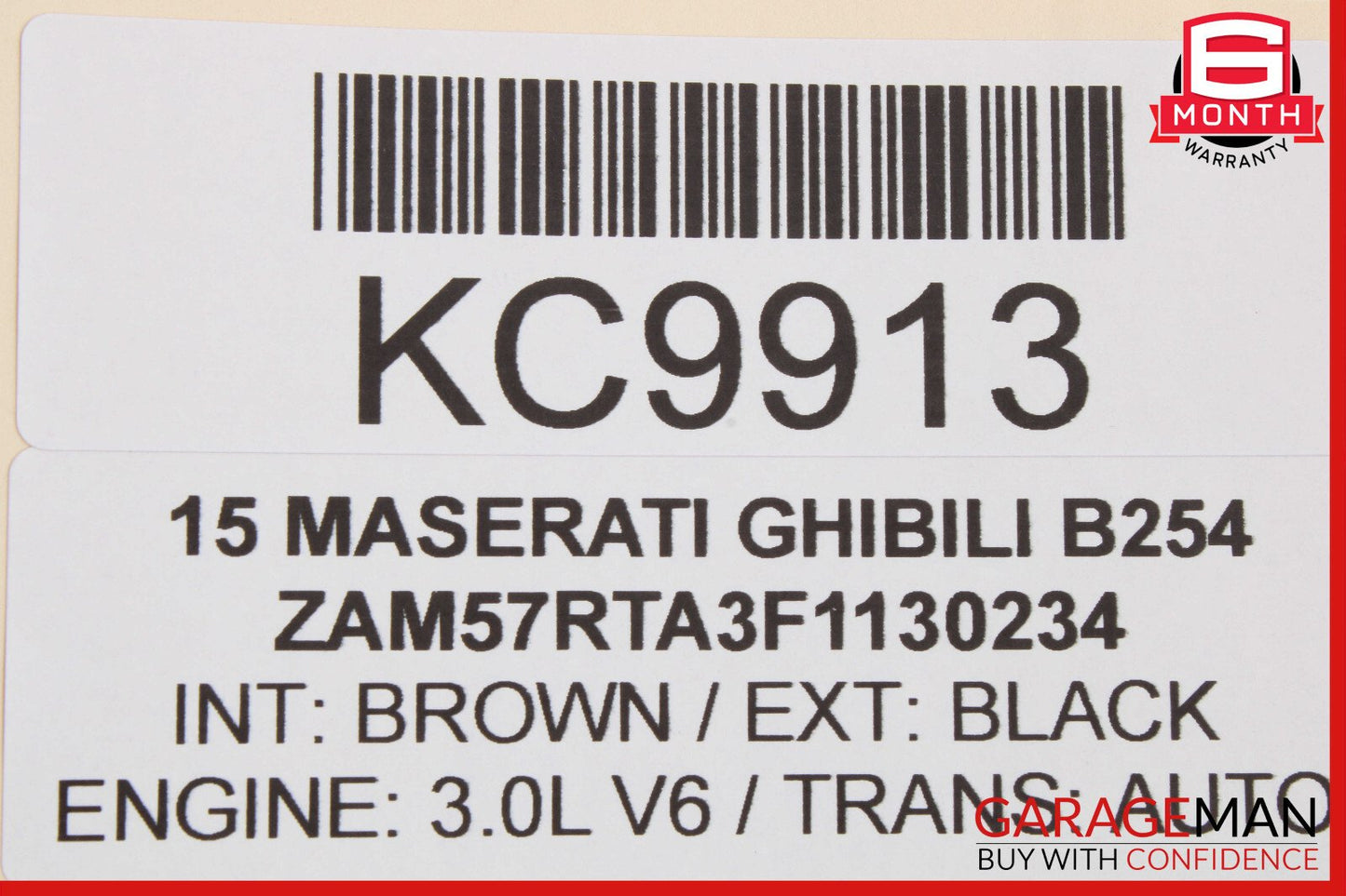 14-17 Maserati Ghibli Front Propeller Drive Axle Shaft Driveshaft OEM