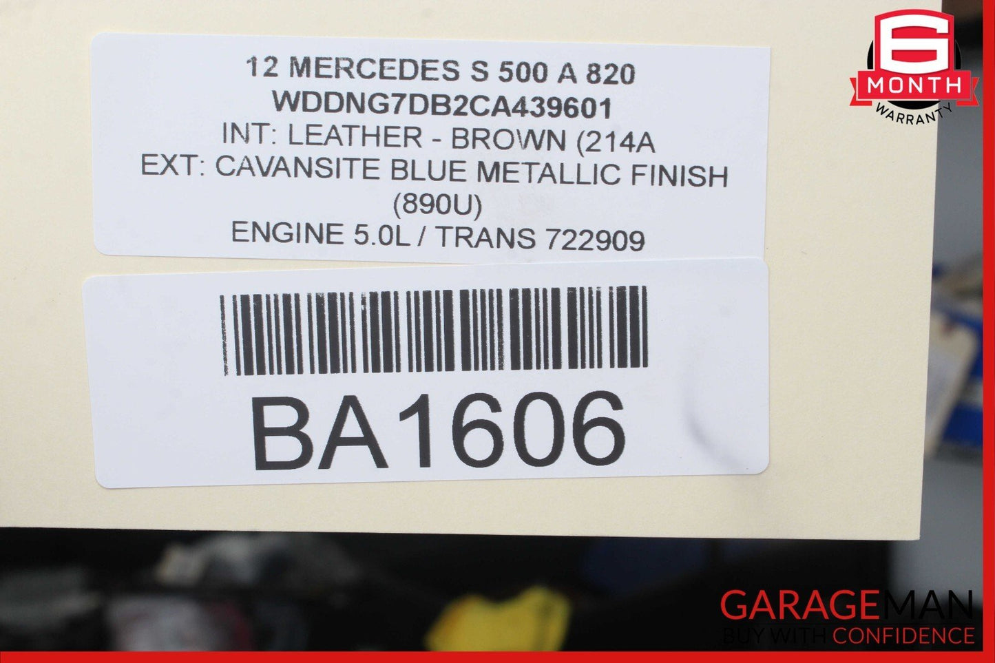 07-13 Mercedes W221 S500 S450 Trunk Lid Hydraulic Locking Pull Down Pump OEM