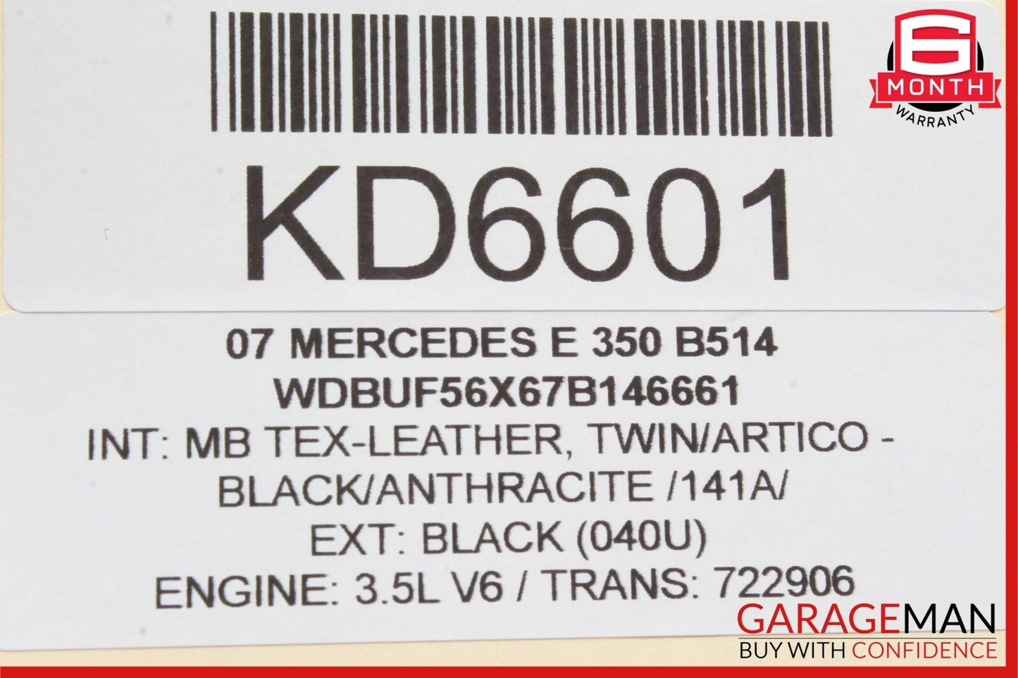 03-09 Mercedes W211 E320 E550 E63 AMG Rear Right Door Window Regulator Motor OEM