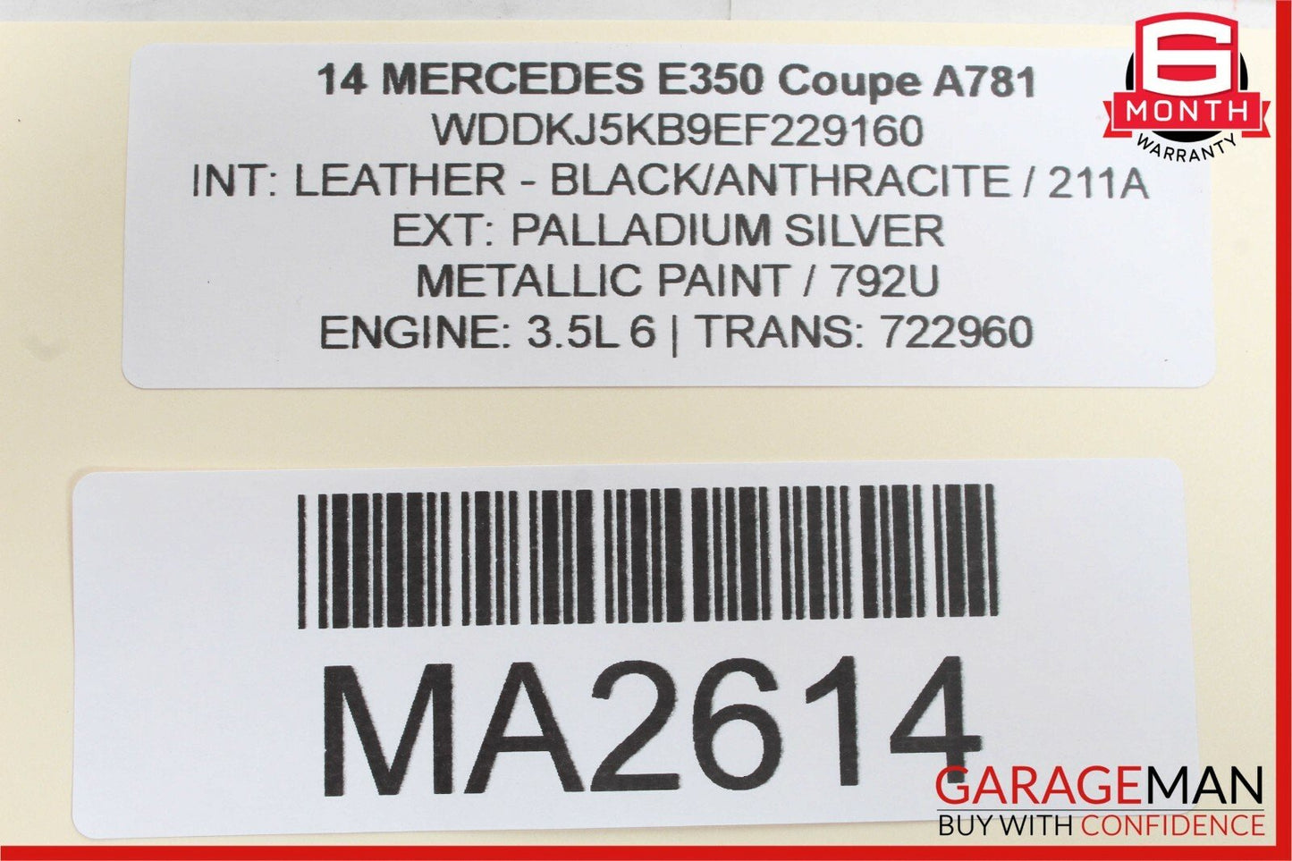 10-16 Mercedes W207 E350 C250 SLK250 Sirius Satellite Radio Receiver Module OEM