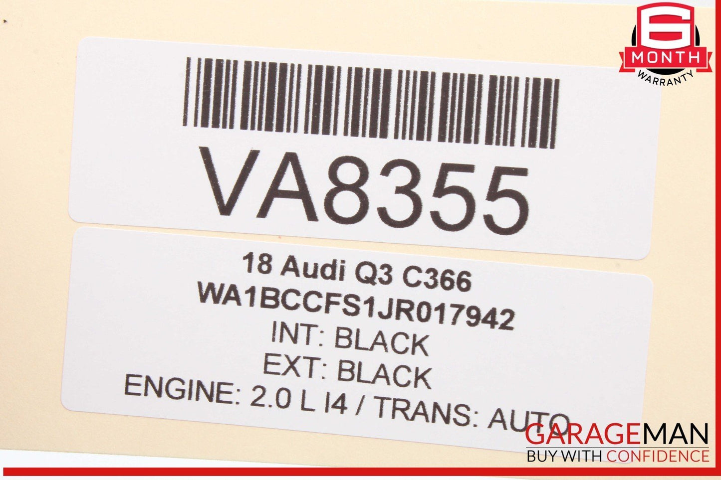 15-18 Audi Q3 Onboard Supply Body Control Module BCM 8X0907063AJ OEM
