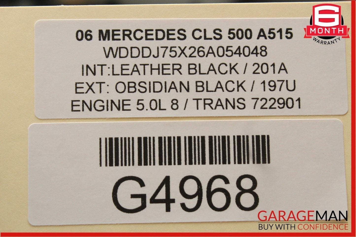 06-11 Mercedes W219 CLS500 CLS550 Front Left Side Door Control Module OEM