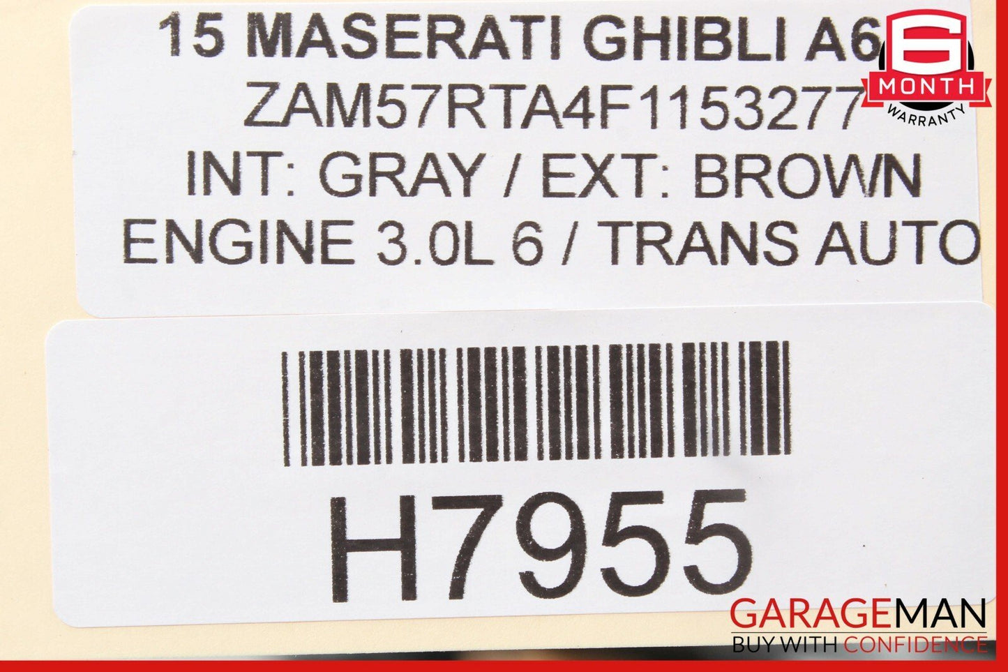 14-17 Maserati Ghibli Gauge Dash Speedometer Cover Trim Pad 670010828 Black OEM