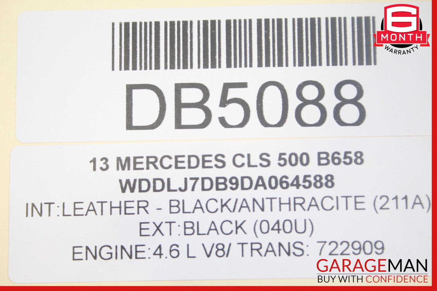12-14 Mercedes W218 CLS550 Front Right Side Interior Door Panel OEM