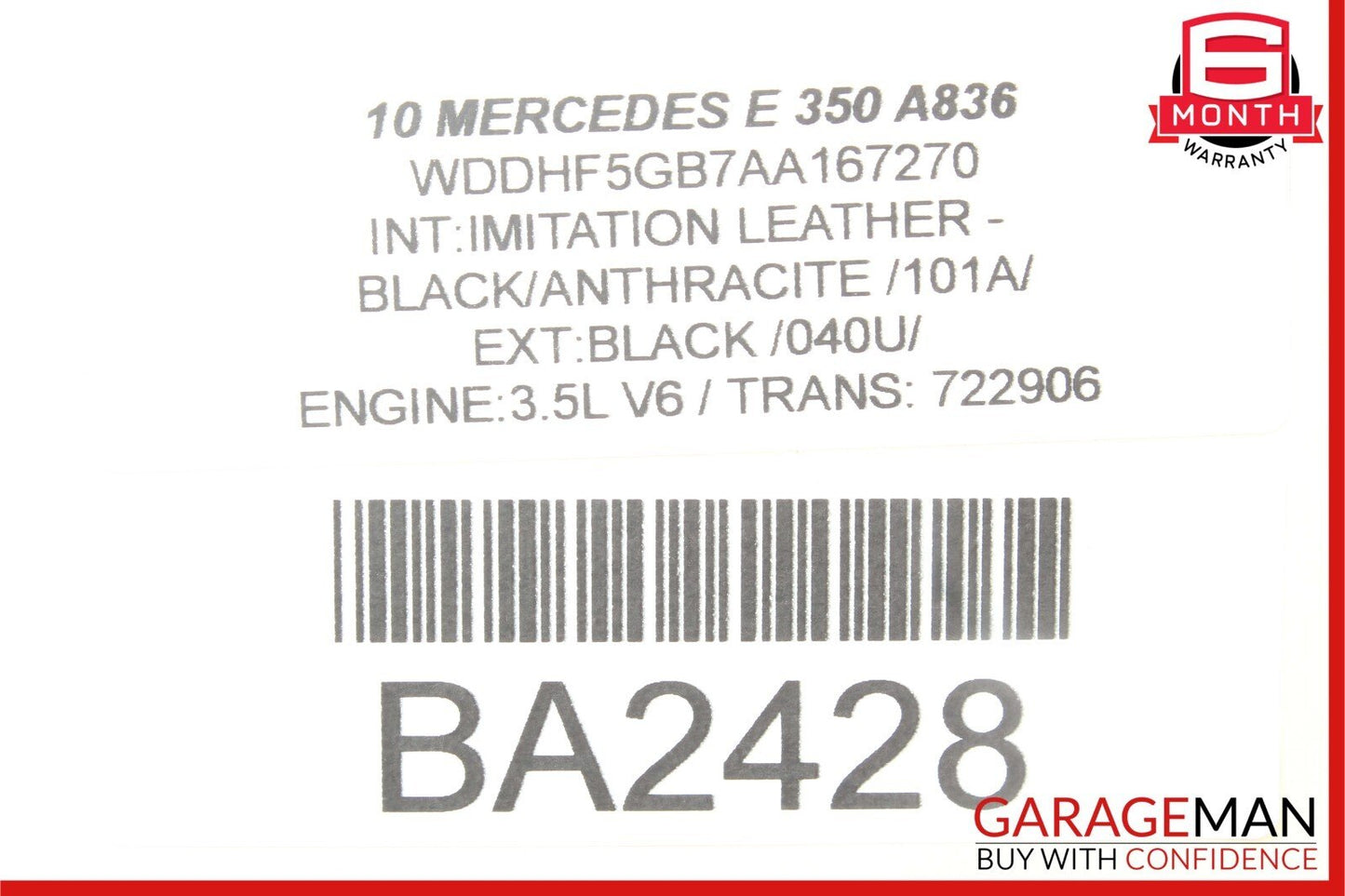 10-13 Mercedes W212 E350 E550 Headlight Fog Light Lamp Switch Control Module OEM