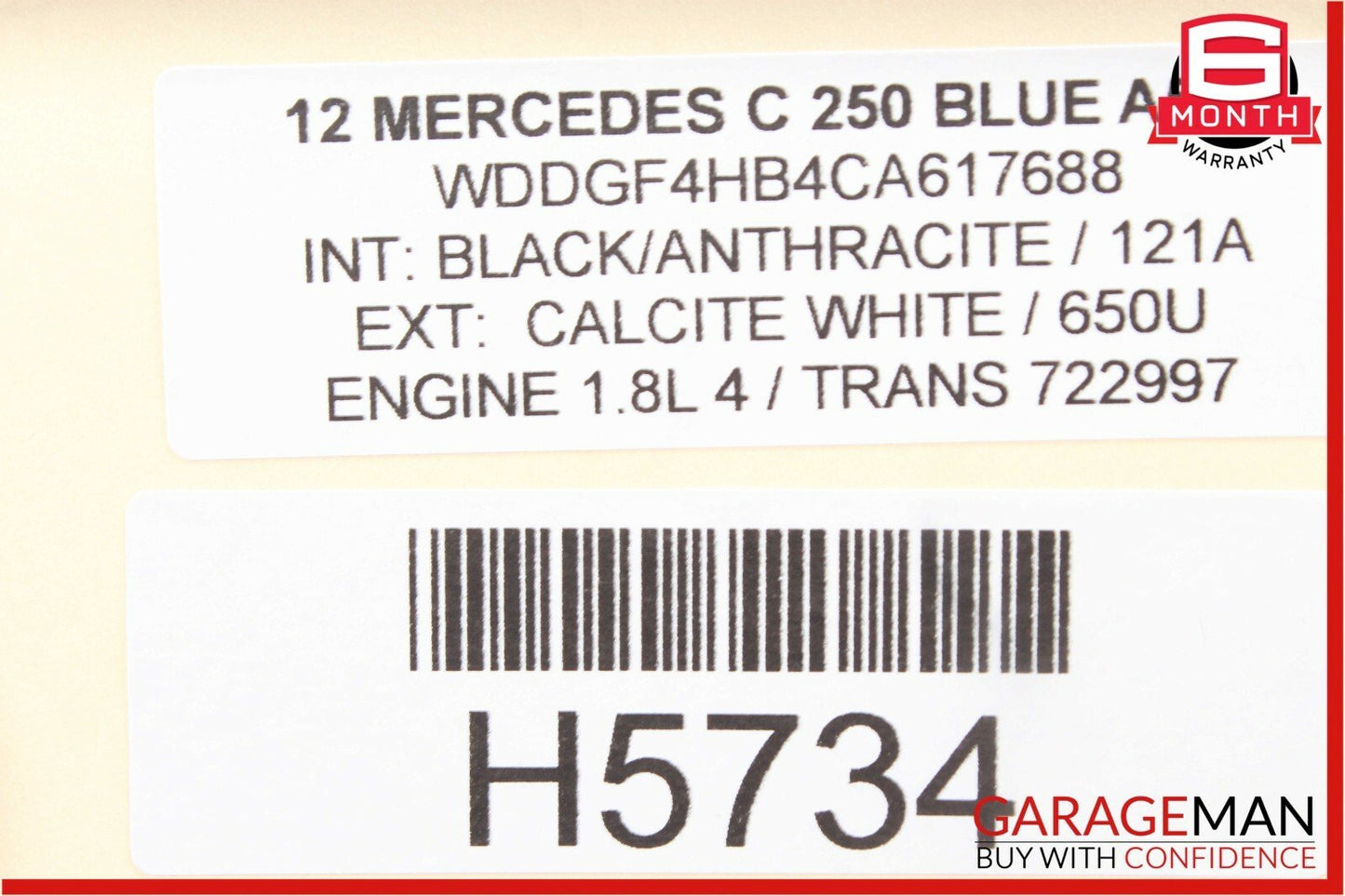 12-14 Mercedes W204 C250 C63 AMG Rear SAM Fuse Box Relay Module Assembly