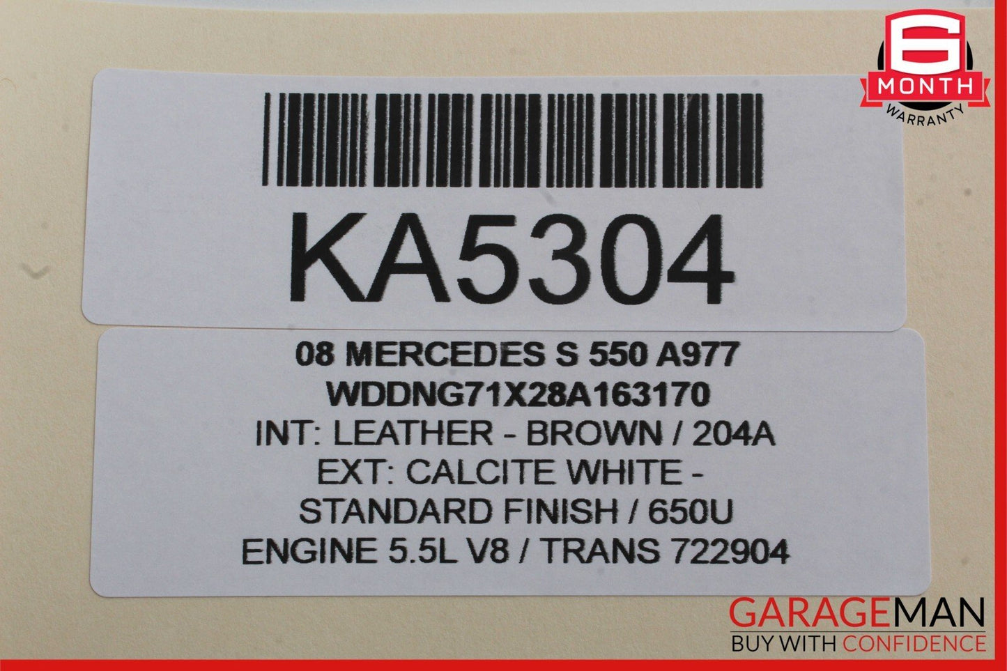 07-13 Mercedes W221 S550 S600 S63 AMG Rear Left Side Door Window Regulator Motor