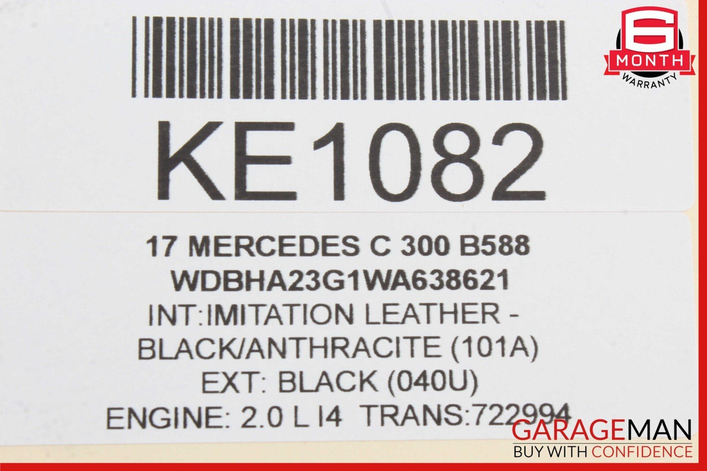 15-20 Mercedes W205 C300 C43 AMG Front Right Interior Door Panel Trim Cover OEM