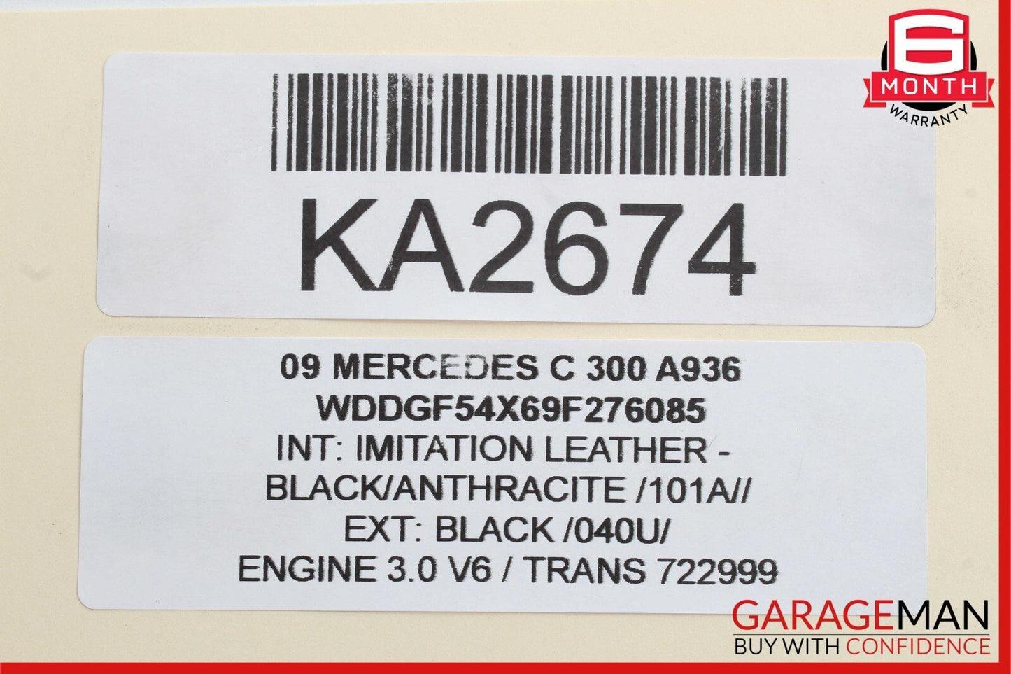 08-14 Mercedes W204 C350 C300 C250 C63 Rear Left Door Lock Latch Actuator OEM