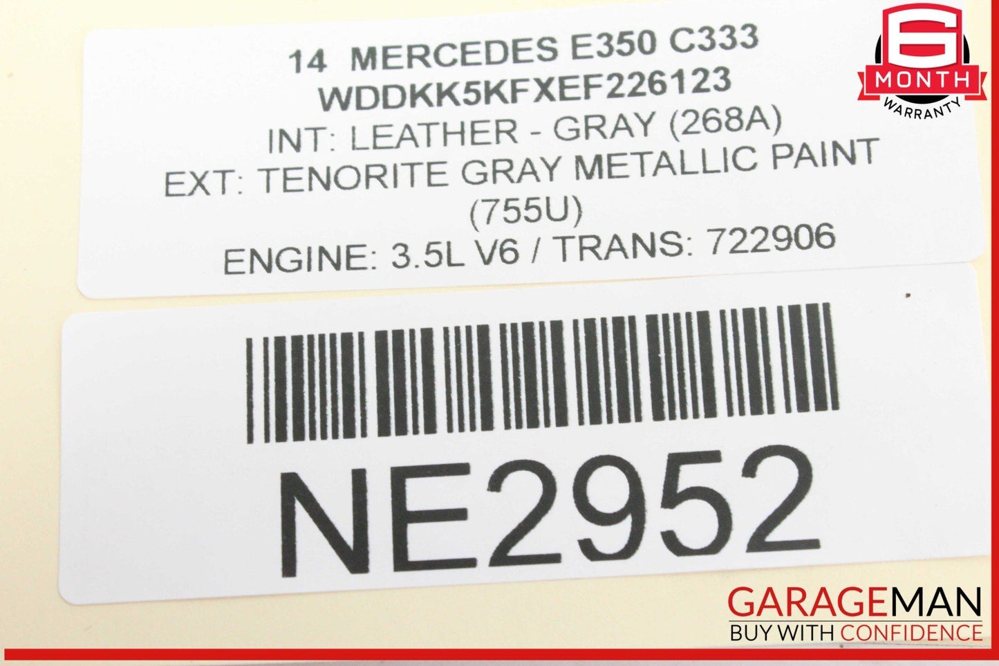 14-17 Mercedes W212 E350 E400 Ignition Switch Control Module w/ Key 2189053501
