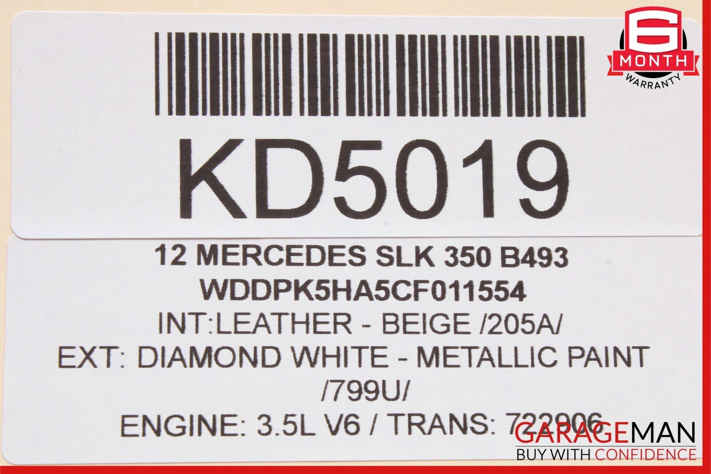 12-20 Mercedes R172 SLK250 SLK350 Front Left Driver Side Top Roof Lock Latch OEM
