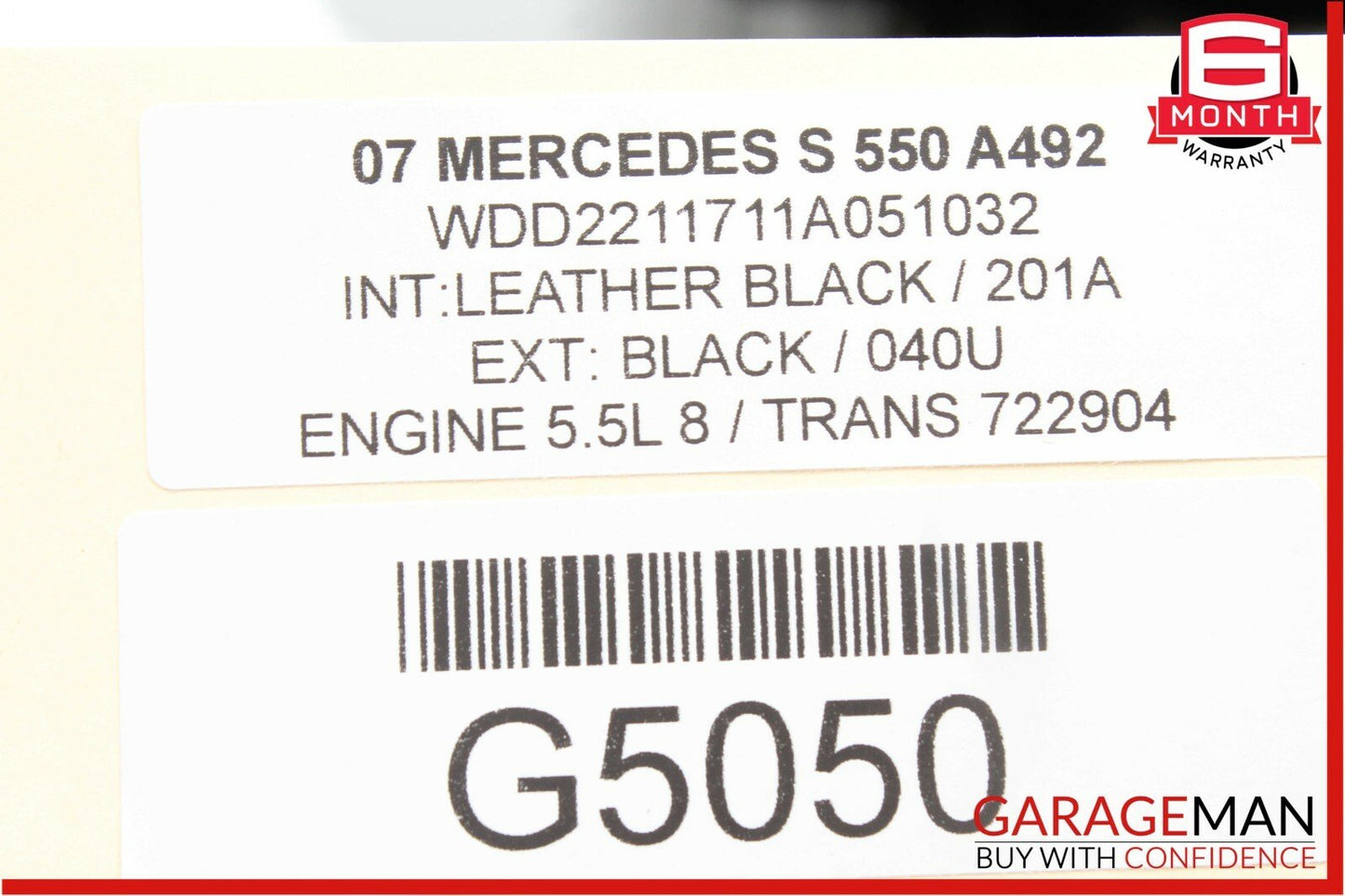 07-13 Mercedes W221 S550 CL600 Electric Power Supply Control Fuse Box Module