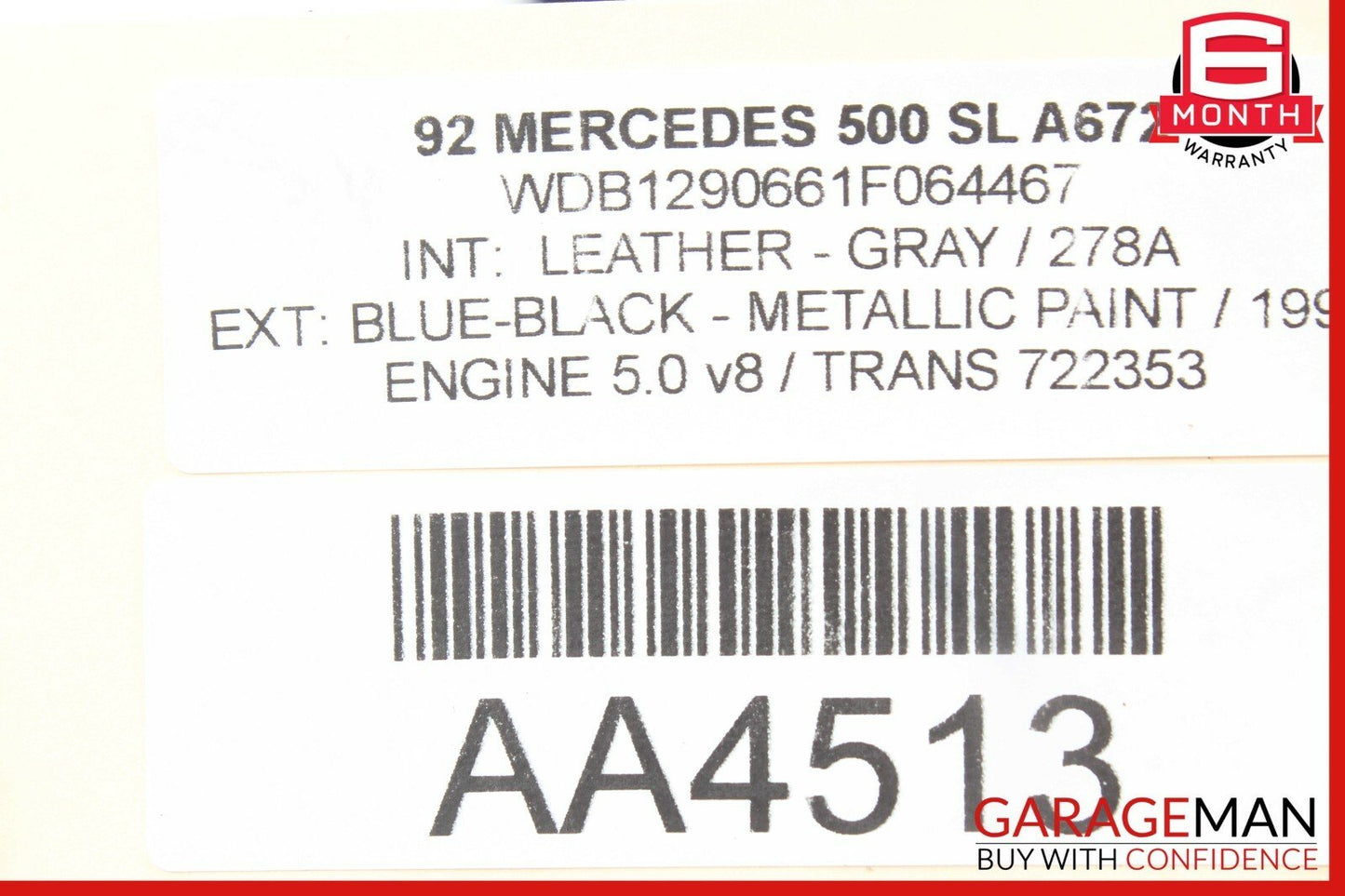 90-02 Mercedes R129 500SL Rear Right / Left Tie Rod Suspension Lower Control Arm