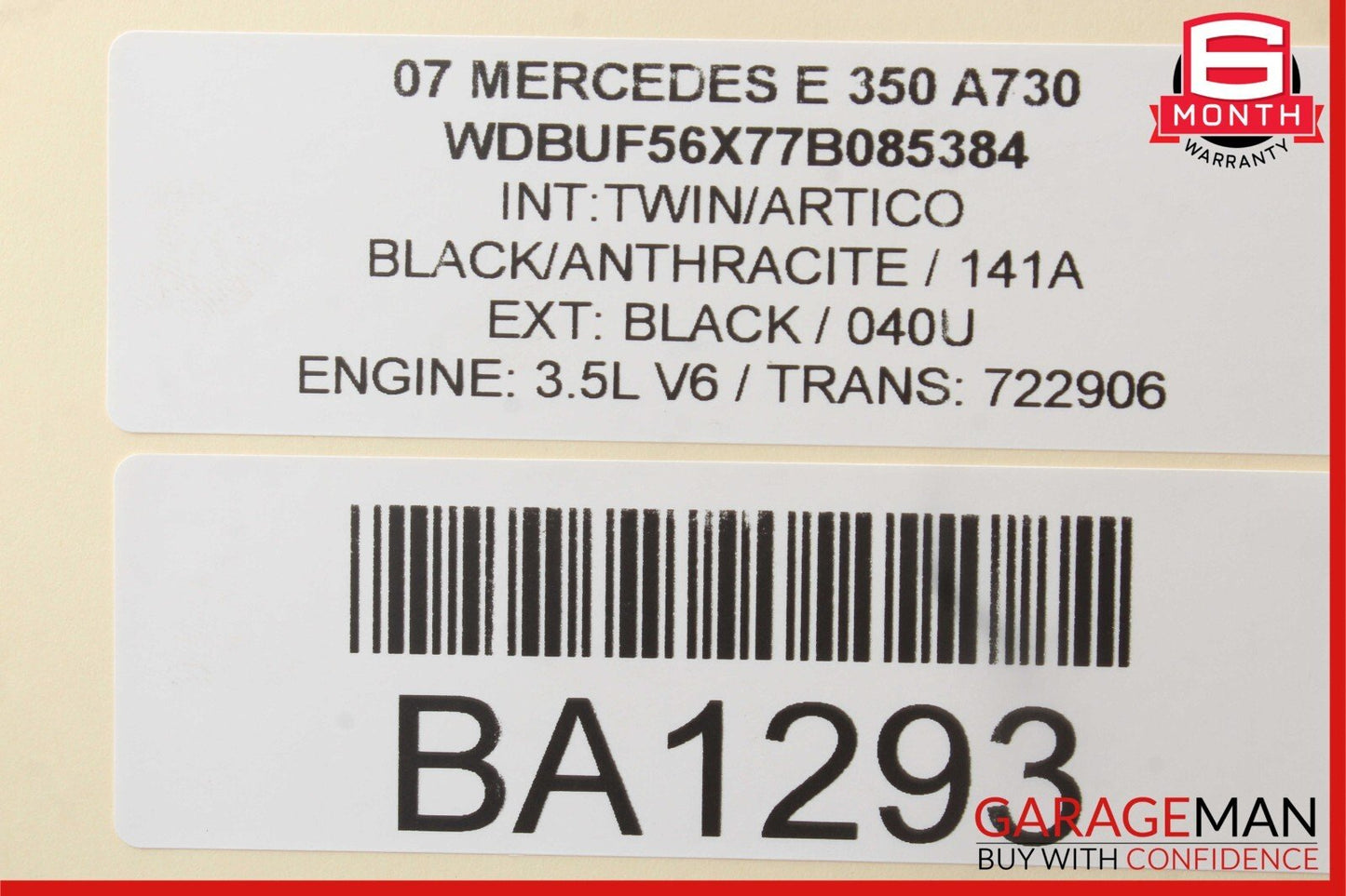 03-09 Mercedes W211 E350 E500 E63 AMG Front Left Side Door Control Module Unit