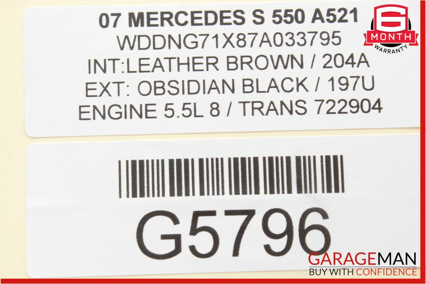 07-13 Mercedes W221 S550 S400 Rear Center Console A/C Air Vent Trim Panel Wood
