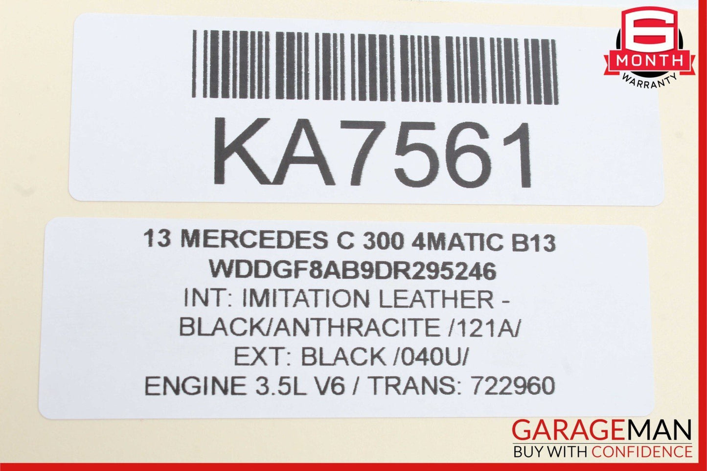 08-14 Mercedes W204 C300 4Matic Front Right Door Lock Latch Actuator OEM