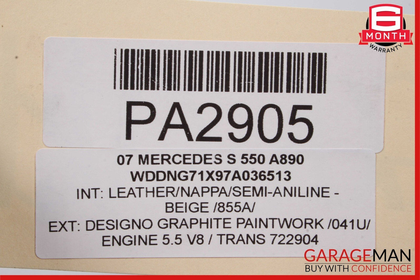 07-13 Mercedes W221 S600 CL550 Front Subframe Sub Frame Crossmember Bar Assembly
