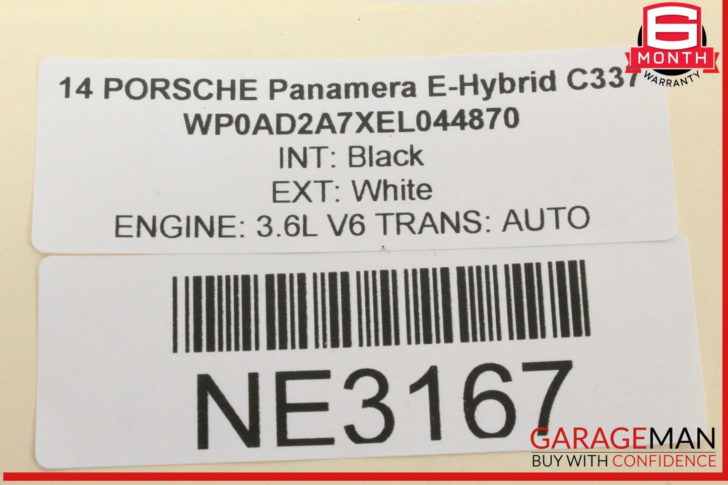 10-16 Porsche Panamera 970 E-Hybrid Rear Left Side Console AC Air Vent Grill OEM